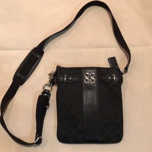 Black Coach Crossbody purse